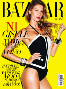 capa Gisele Bündchen Harper s Bazaar 1