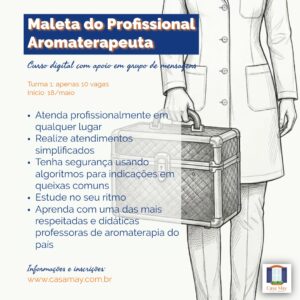 Maleta do Profissional Aromaterapeuta - Matrícula
