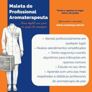 Maleta do Profissional Aromaterapeuta - Matrícula
